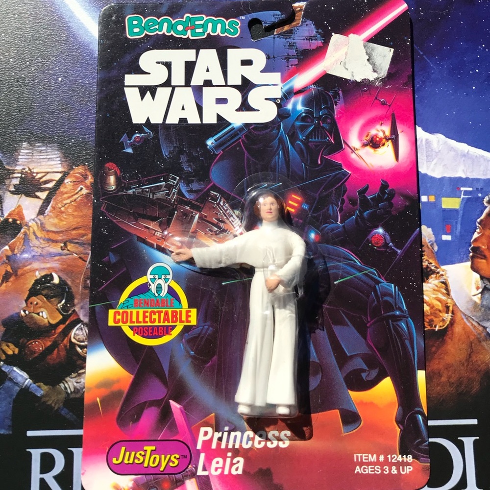 Collectible Princess Leia Bend-ems Figure